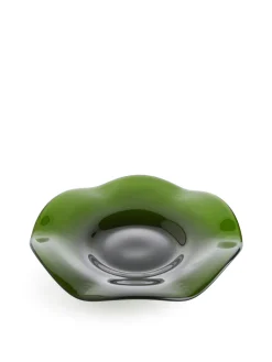 Vågigt Glasfat 19 Cm