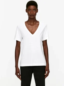 V-ringad T-shirt