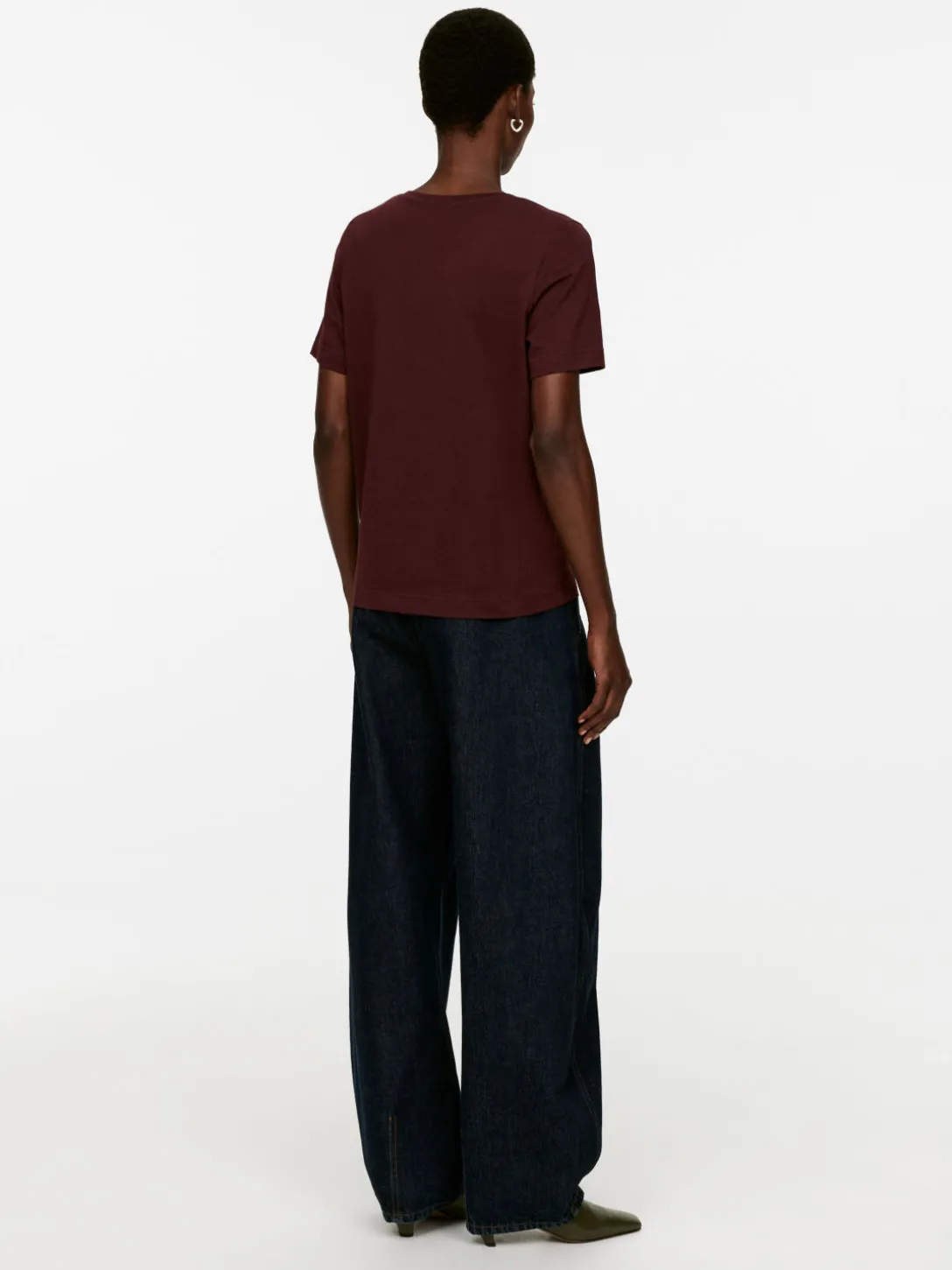 V-ringad T-shirt
