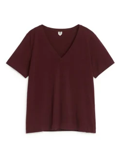 V-ringad T-shirt
